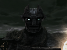 The 16th colossus' face.