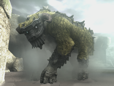 MammothE3.png (3.7 MB) The 2nd colossus in the E3 Demo version. Notice its greener fur.