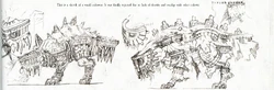 Sketches of Lion Dance.