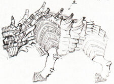 Another sketch of the 14th colossus.