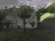 The rock stopping progress from the demos.