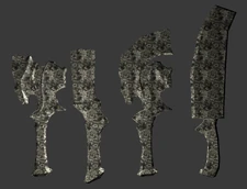 The 6th colossus' weapons found in the E3 Demo version.
