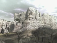 Screenshot of D2 from the . The arena was removed and the area was left empty.