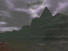 The distinct hill mound of Geyser.