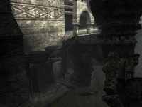 Minotaur C destroying a barricade.