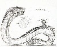 Concept art of Quetzalcoatl.