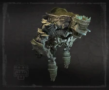 Full model of the 12th colossus in the remake.