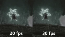 Framerate affecting Wander's grip on colossi.