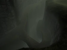 The pit by the entrance of the arena.