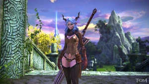 A Female Castanic Slayer