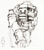 Sketch of a small quadruped.