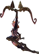 A female castanic archer.