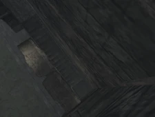 Stairs hidden behind the barricade from the E3 Demo.