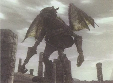 Image of Devil standing still. Note that Wander is standing a lot farther in the background, and not near Devil.