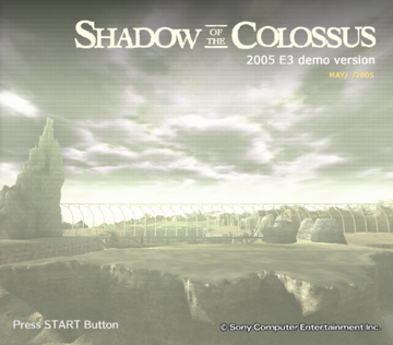 SHADOW OF THE COLOSSUS PS2 ISO - PHALANX BETA GAMEPLAY ( E3 DEMO ) 