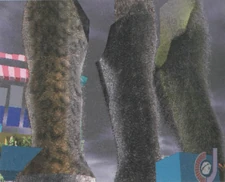 Early screenshot of the fur test.