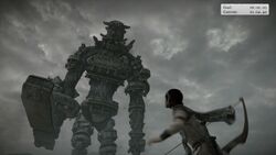 Wander fighting Gaius in Time Attack as seen in the game's 2018 remake.