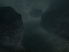 Path leading to the Stone Bridge Cliff.