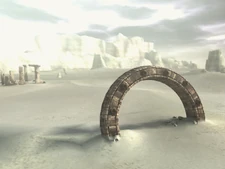 One of the ringed structures.