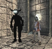 The shadow boy next to Ico.