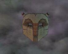 The Shaman's Mask as seen during the opening's narration.