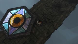 A talisman teetering over a chasm.