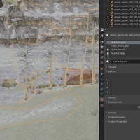 Screenshot of the 9th Colossus' arena from the PSU Preview version, showing the I4 and crater trees.
