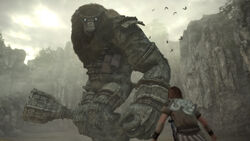 shadow of the colossus first colossus