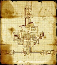 A map of the castle