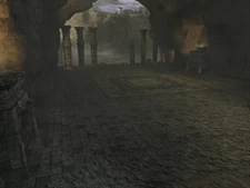 The altar in the cave.