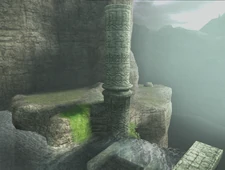 The other side of the waterfall.