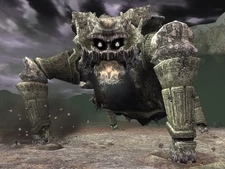 E3 Demo version of the 9th colossus after firing its pulse attack. Note the overloaded-like effect on its chin.