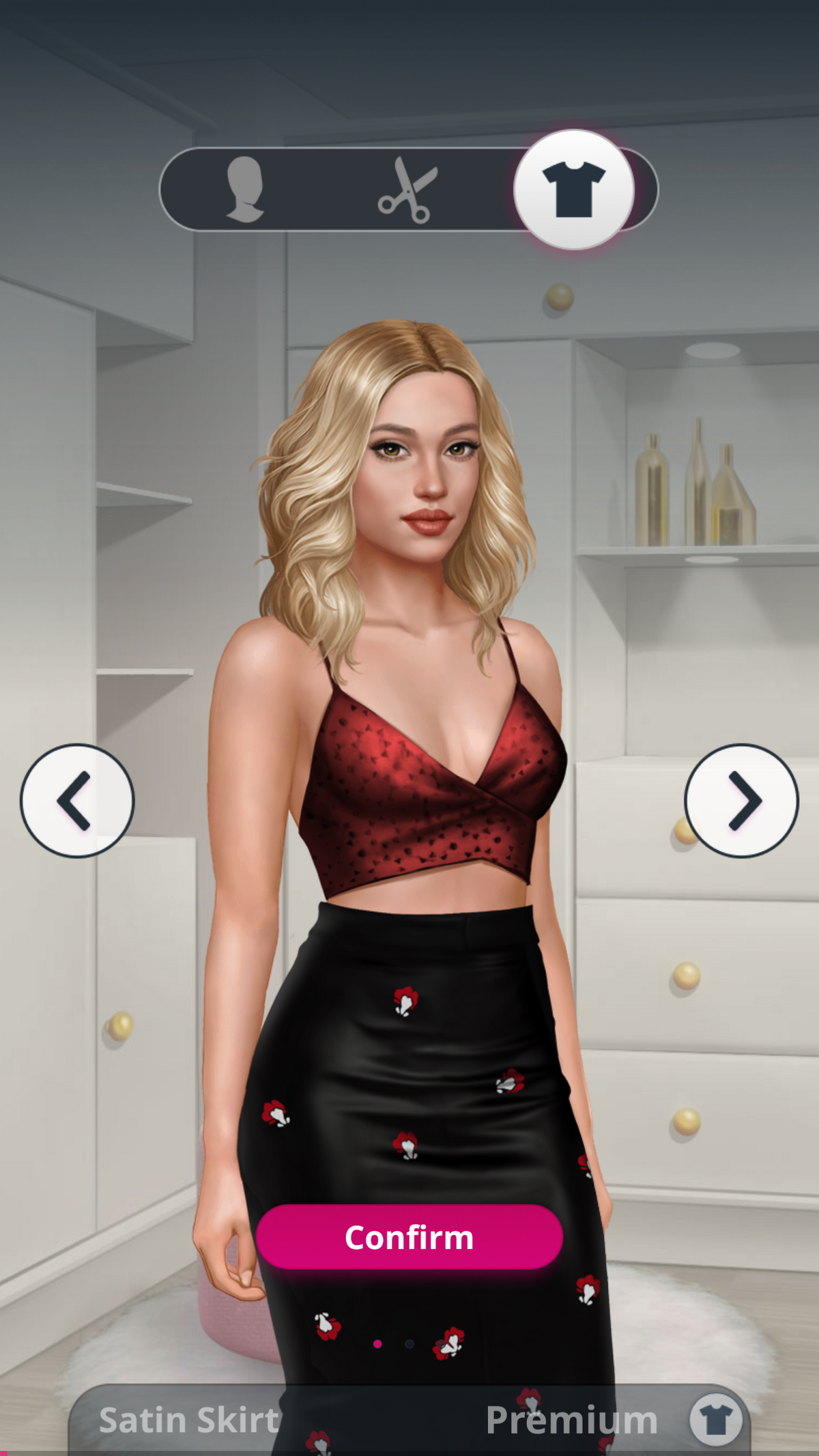 Satin skirt store outfit viewer imvu