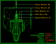 Wireframe image of Orion in Shipyard