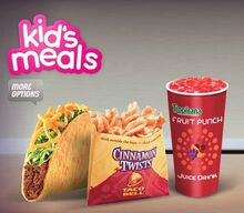 Taco bell store kid's menu
