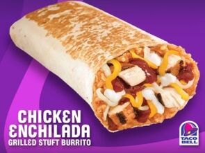 Tacobell chicken enchilada grilled stuft burrito