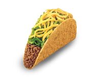 A standard crunchy taco.