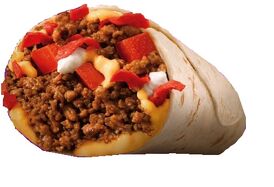 Nacho crunch burrito