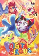 Gangle in the poster for The Amazing Digital Circus