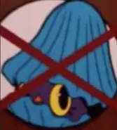 Ícono de un mago azul