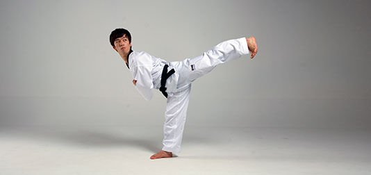 Jump Back Hook Kick, Taekwondo Wiki