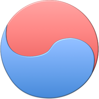 The taegeuk, symbolizing the unity of opposites