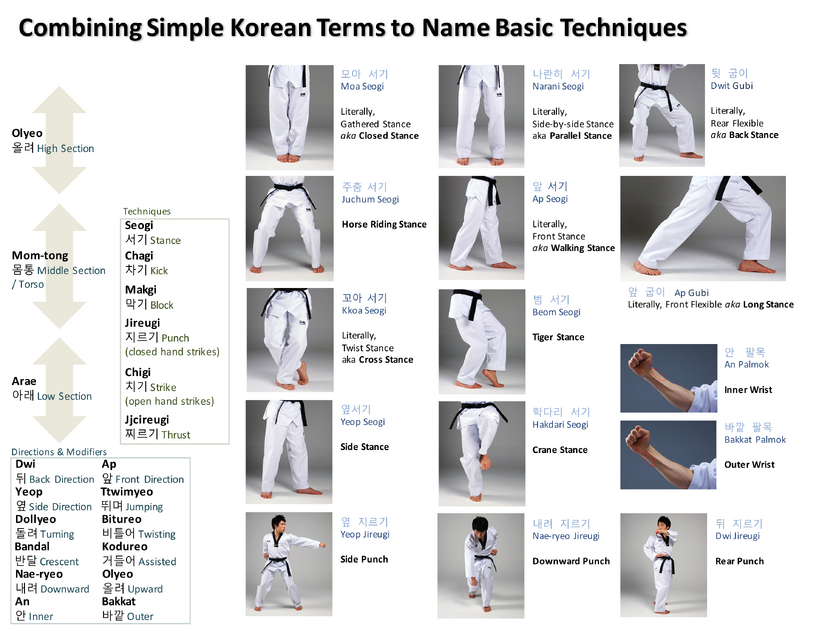 Taekwondo Vocabulary | Taekwondo Wiki | Fandom