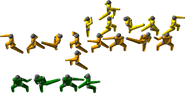 The ATA's first color belt form, Songahm 1 is performed on just one East-West line of the Songahm Star.