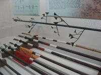 An assortment of Korean spears