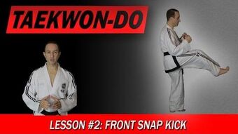 Front Kick, Taekwondo Wiki