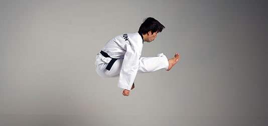 karate jump kick