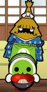 Yomogimaru in the mini-game.