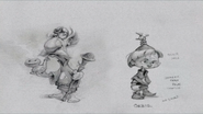 Concept art of JB, reffered to as Dave, from Tak and The Power of Juju