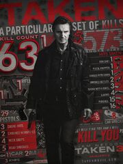 AMC Theaters Taken 3 promo poster